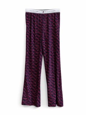 Tommy Hilfiger Red Navy Patterned Pyjama Pants – Size Large EUC